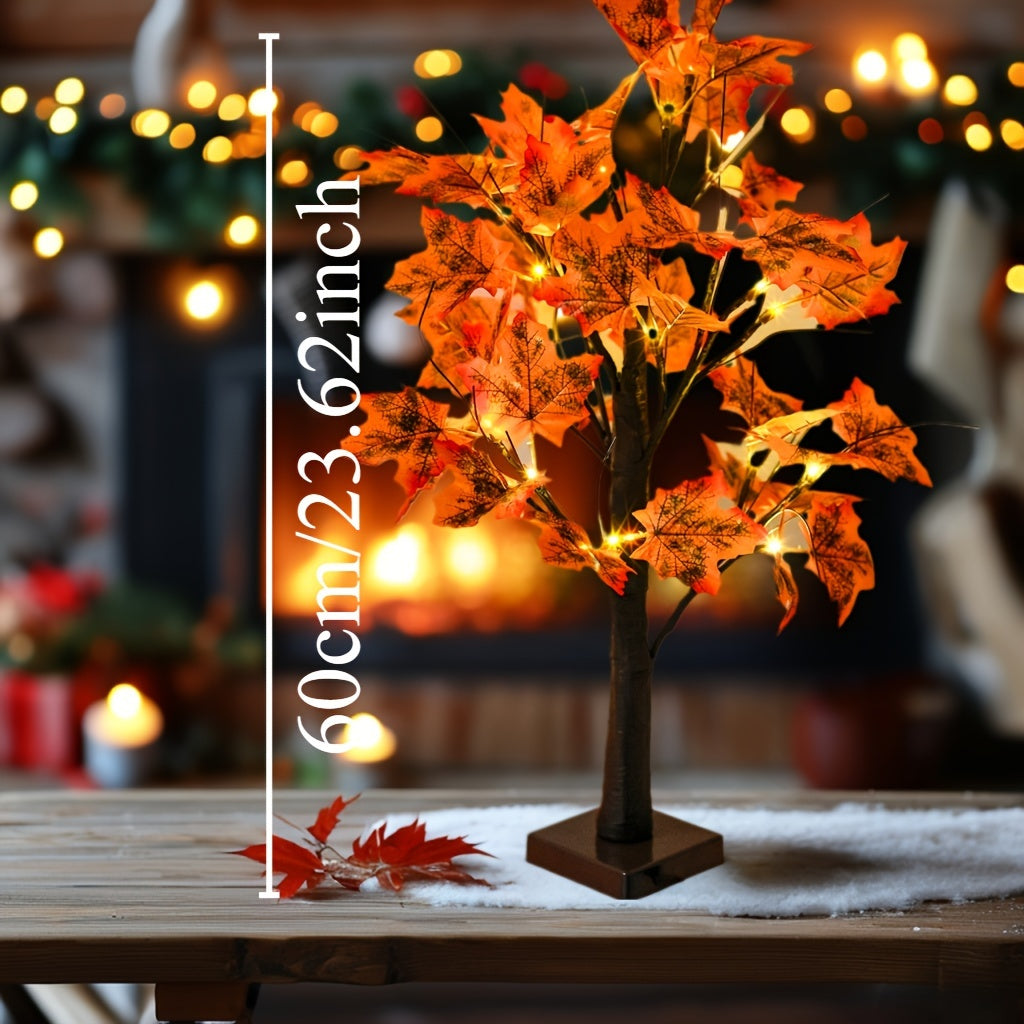 Herfstboom LED Tafellamp – Decoratieve Boom met Warm Wit Licht