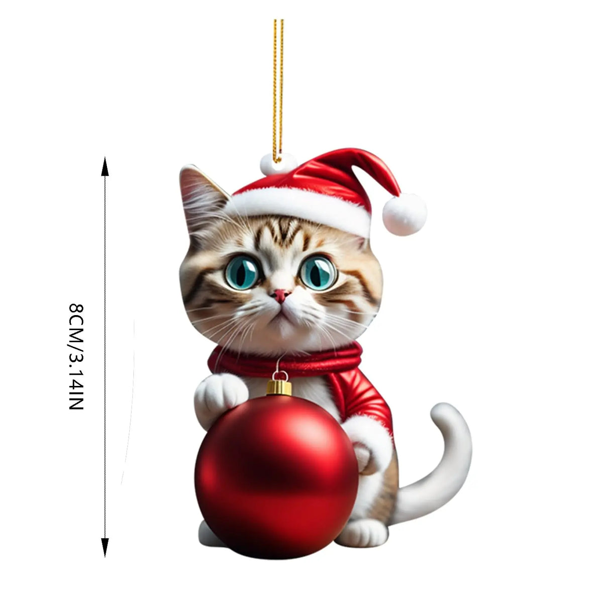 Katten Kerstversiering - Schattige Feestelijke Boomdecoratie
