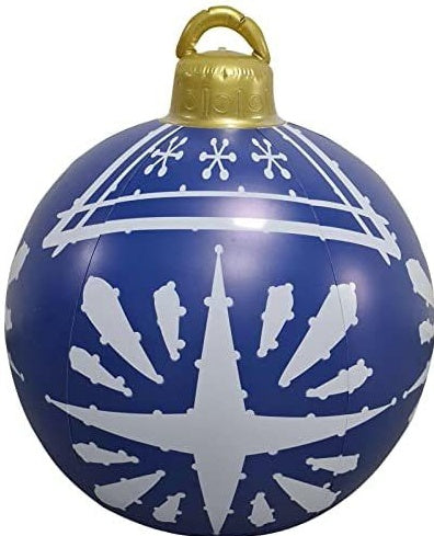 Grote Opblaasbare Kerstbal voor Buiten, 60 cm, Meerkleurig