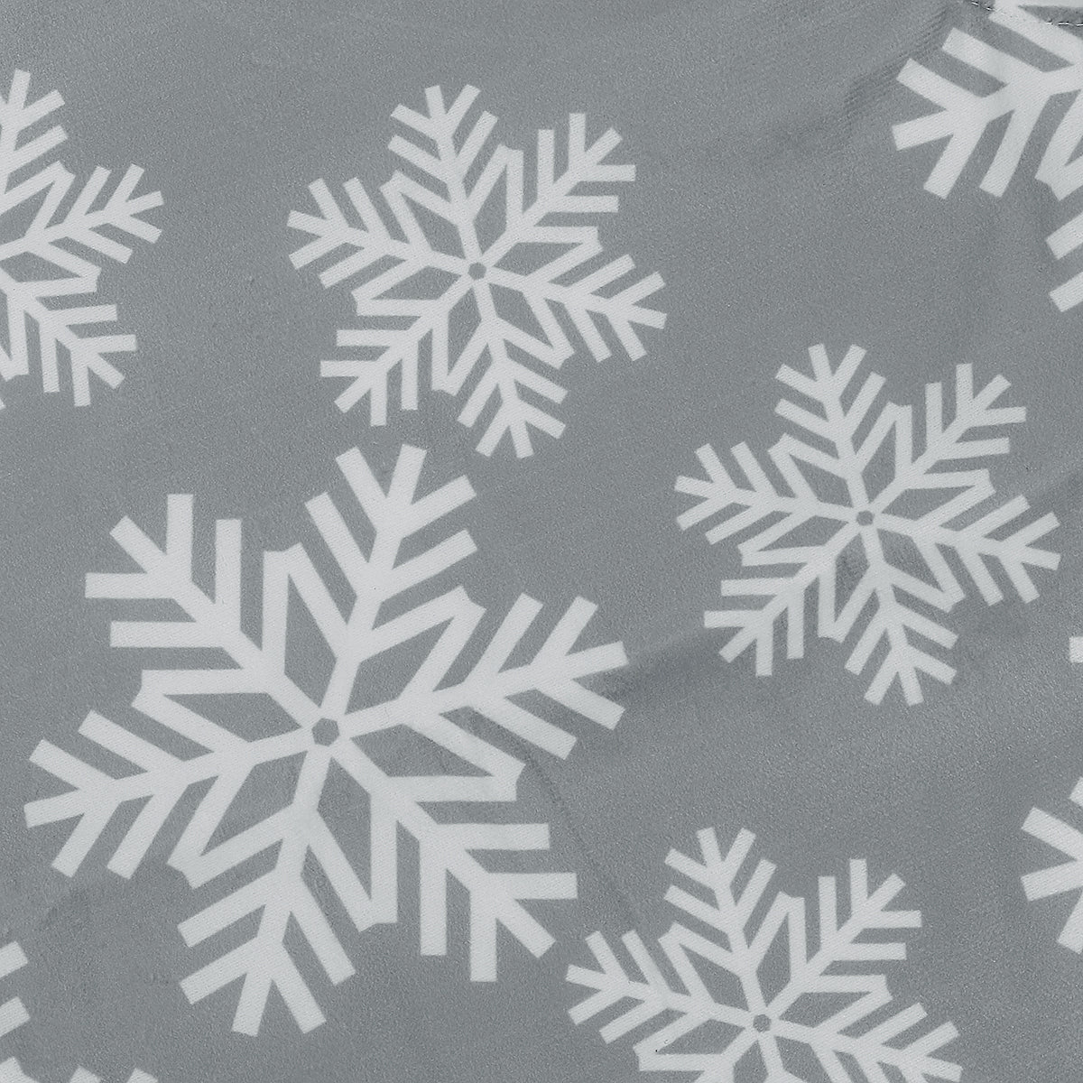 Sneeuwvlokrand – Kerstboomrok van 101 cm met Sneeuwvlokken