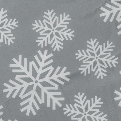 Sneeuwvlokrand – Kerstboomrok van 101 cm met Sneeuwvlokken