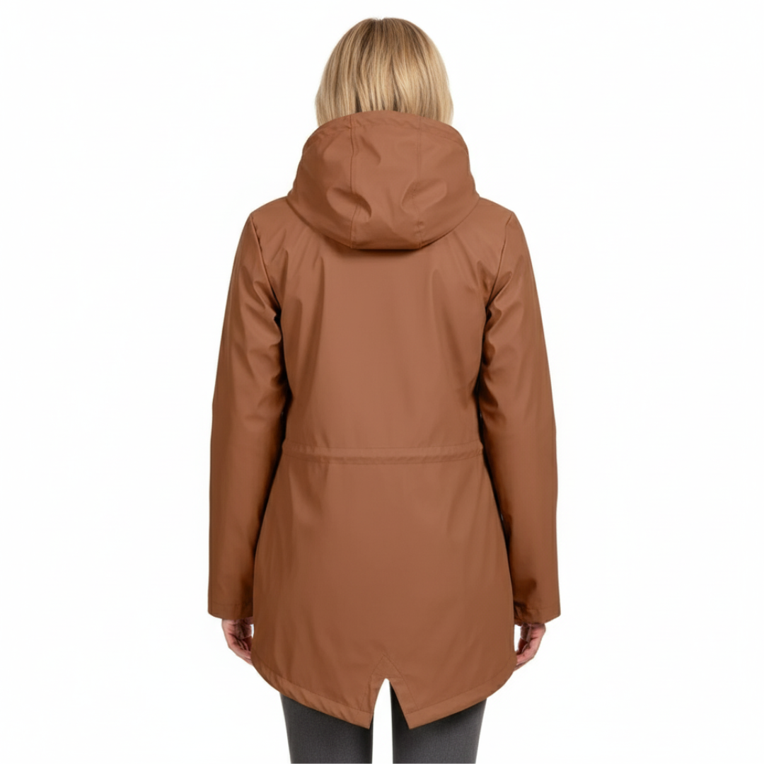 Waterdichte Dameswinterjas met Capuchon en Warme Voering