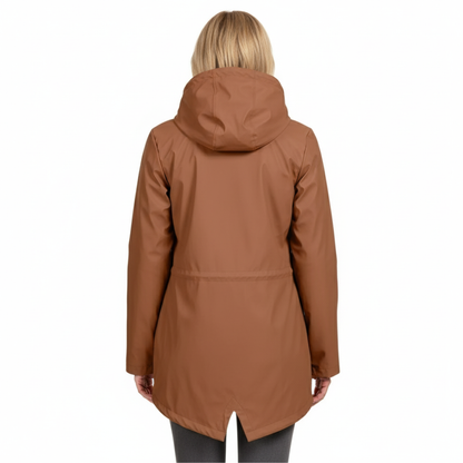 Waterdichte Dameswinterjas met Capuchon en Warme Voering
