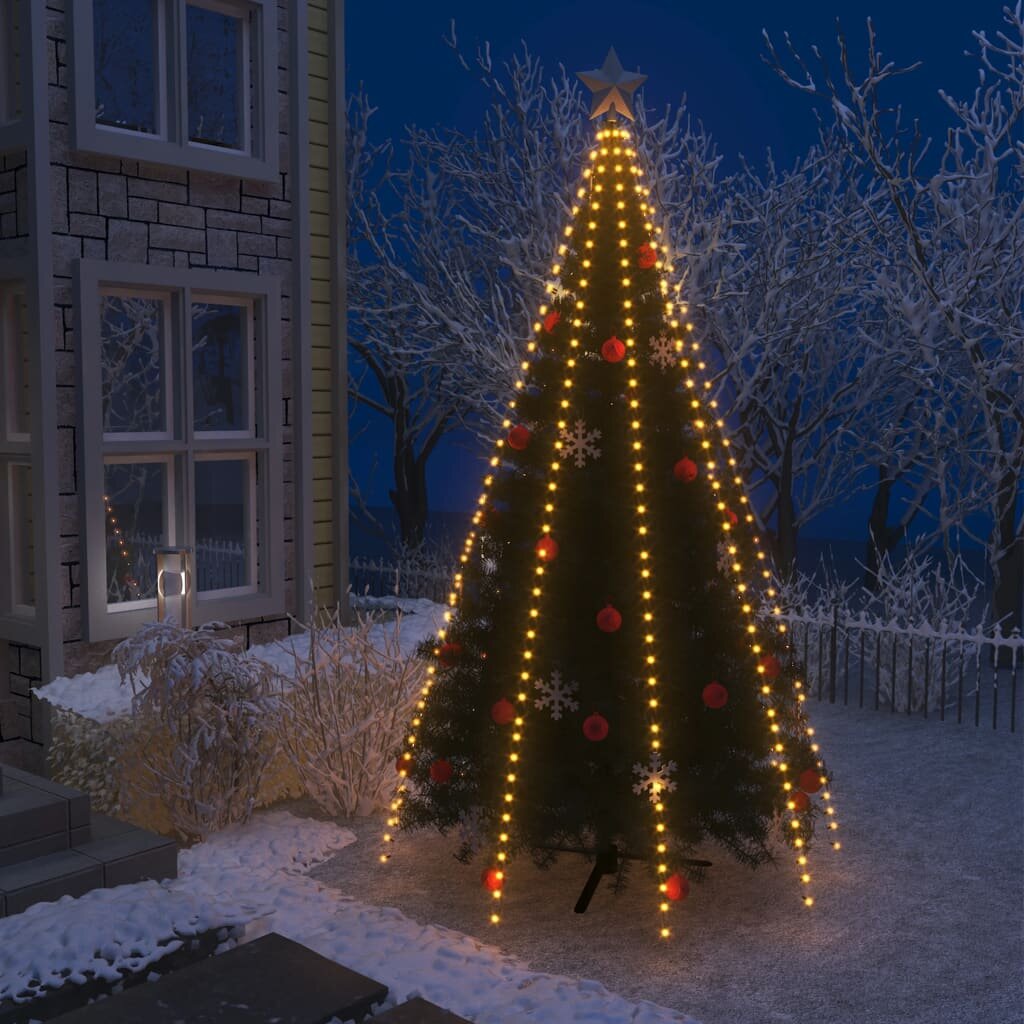 Kerstboomlicht Aurora – 400 Warmwitte LED Boomverlichting voor 4 Meter