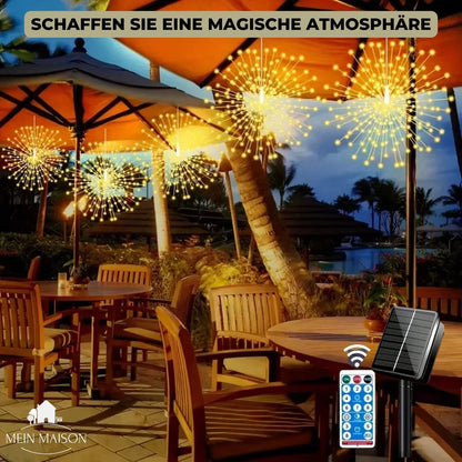 Saar Solar Tuinverlichting – 4-delige LED Buitenlampen met 8 Lichtmodi