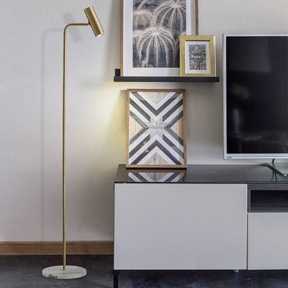 Marvello industriële marmeren vloerlamp met geïntegreerde ledverlichting
