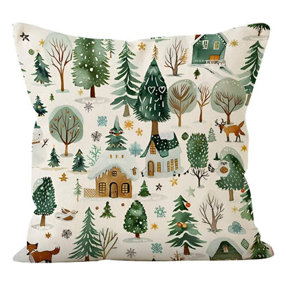 Winter Kerst Kussenhoes