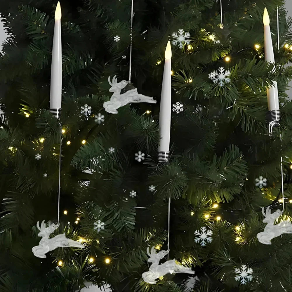 Kerstboomverlichting met flikkerende LED-lampen
