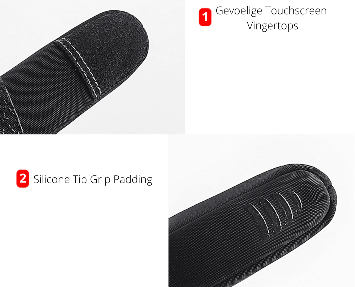 Windwarm SmartGrip Touchhandschoenen – Winddicht en Waterafstotend