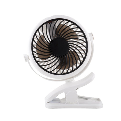 BriesKlem USB Klemventilator Draadloos 360° Oplaadbaar en Draaibaar