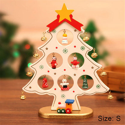 Kerstboomhoutje – Houten Kerstdecoratie DIY 11,5 cm