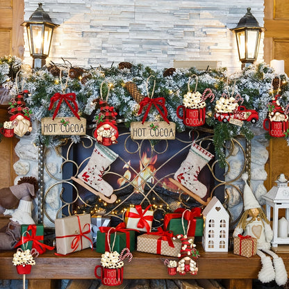 Feestelijke Blijdschap Ornament Set – Voor een Gezellige Sfeer