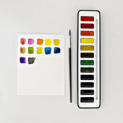 AquarelStart Schilderpakket voor Beginners met Werkboek en Verf