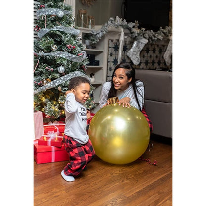 KerstBol Opblaasbare Kerstdecoratie met Bevestigingsset