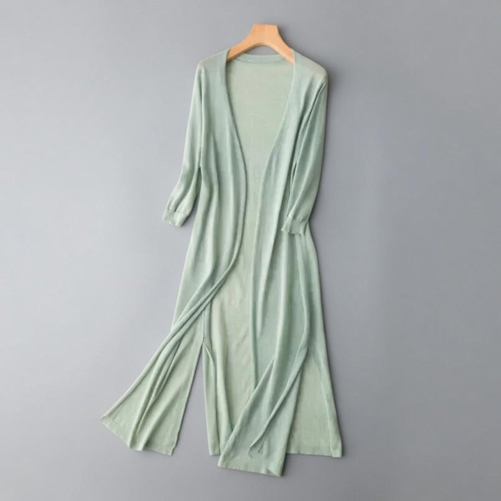 Valnera lang dames vest elegant lichtgewicht comfortabel model
