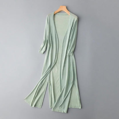 Valnera lang dames vest elegant lichtgewicht comfortabel model