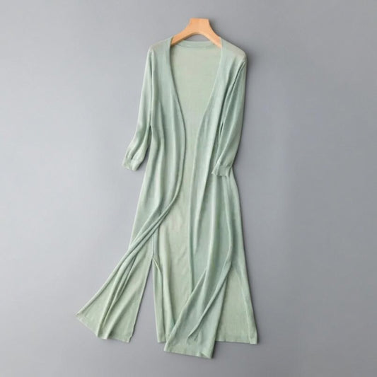 Valnera lang dames vest elegant lichtgewicht comfortabel model