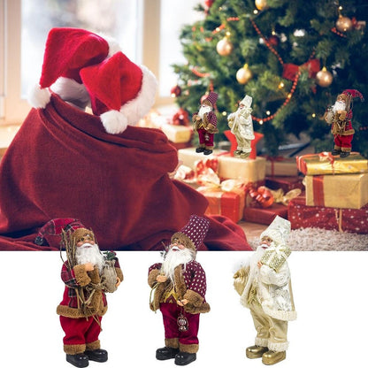 Kerstman Noël Decoratiepop – Staande en Zittende Kerstfiguur