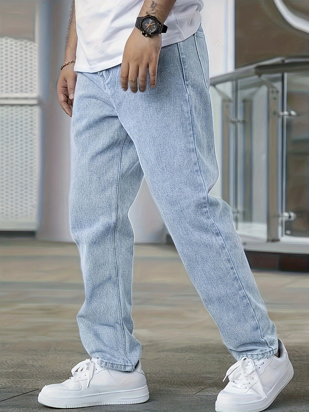 Daan Heren Jeans – Losse Pasvorm met Casual en Tijdloze Look