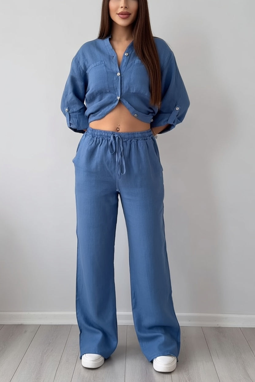 Elegant Tweedelig Damespak Lisanne – Blazer & Broek Set