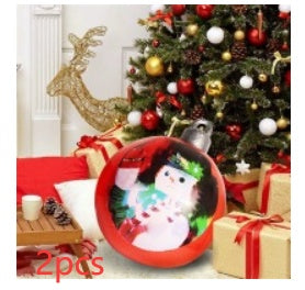 Grote Opblaasbare Kerstbal voor Buiten, 60 cm, Meerkleurig