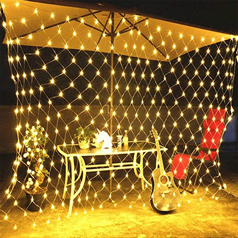 Zonnemat – Solar LED Netverlichting voor Tuin en Terras, 100 Lampjes