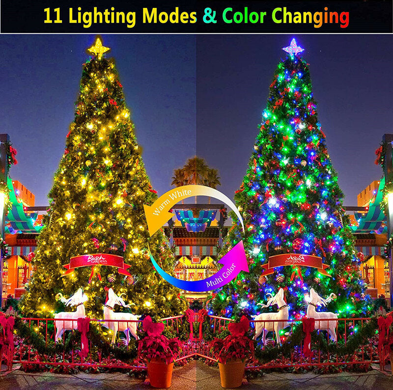 Lichtgloed Nova – LED Kerstlichtslinger met 12 Lichtmodi voor Binnen en Buiten