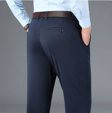 Flexano Stretch Herenbroek met Comfort Fit en Functionele Zakken