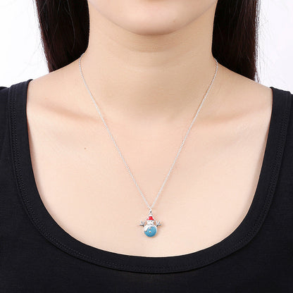 Kerstique – Kerst Sieradenset met Ketting en Oorbellen voor Dames
