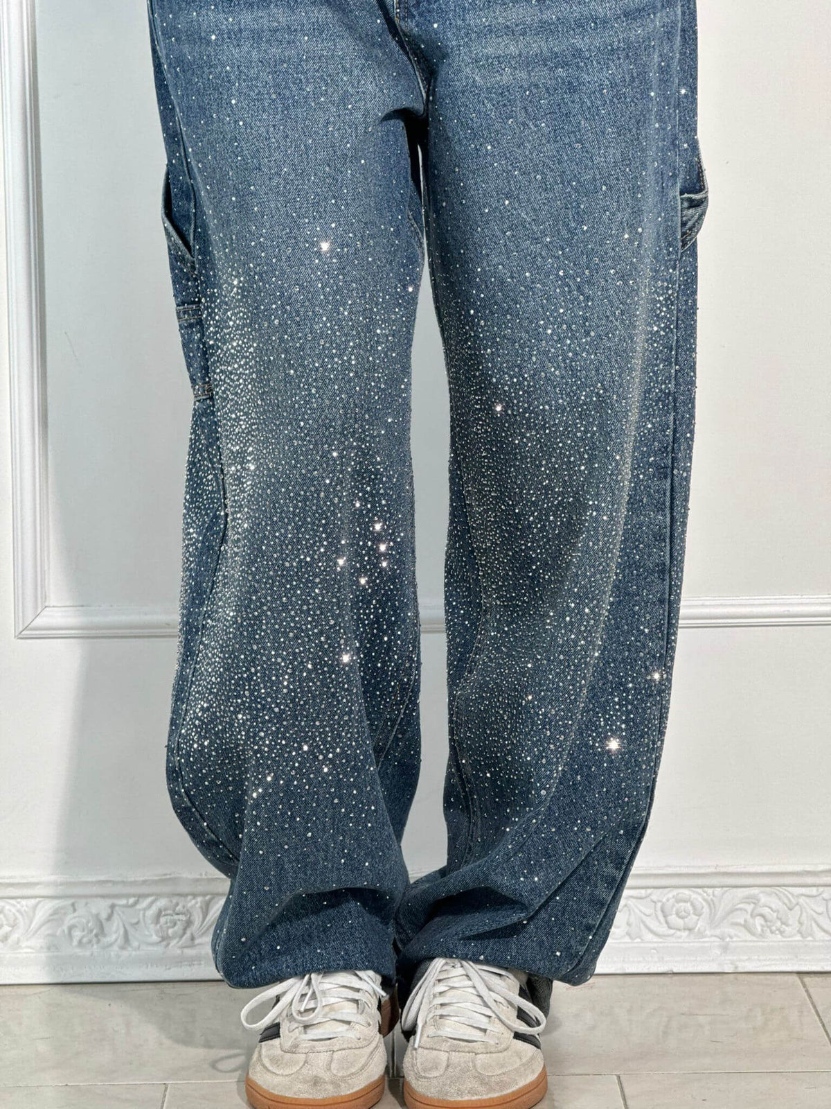 Jasmijn Dames Wijde Spijkerbroek – Loose Fit Jeans met Comfortabele Pasvorm