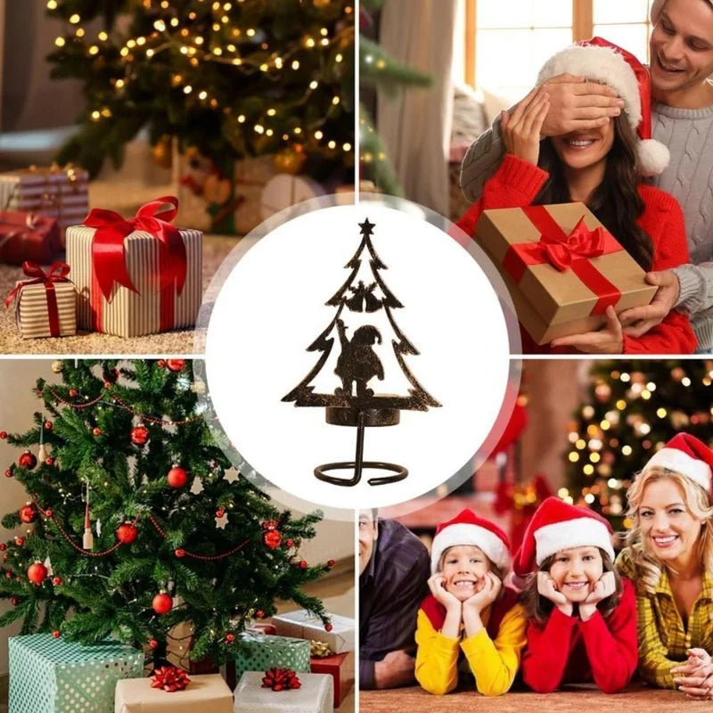 FestiveFlames - Kandelaar van ijzer in de vorm van een kerstboom