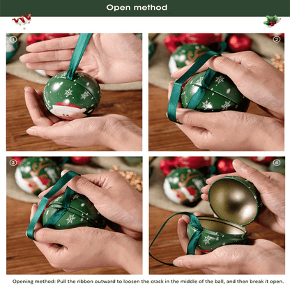 Snoepje Kerstsnoeppot – Decoratieve Snoepcontainer met Hangkoord