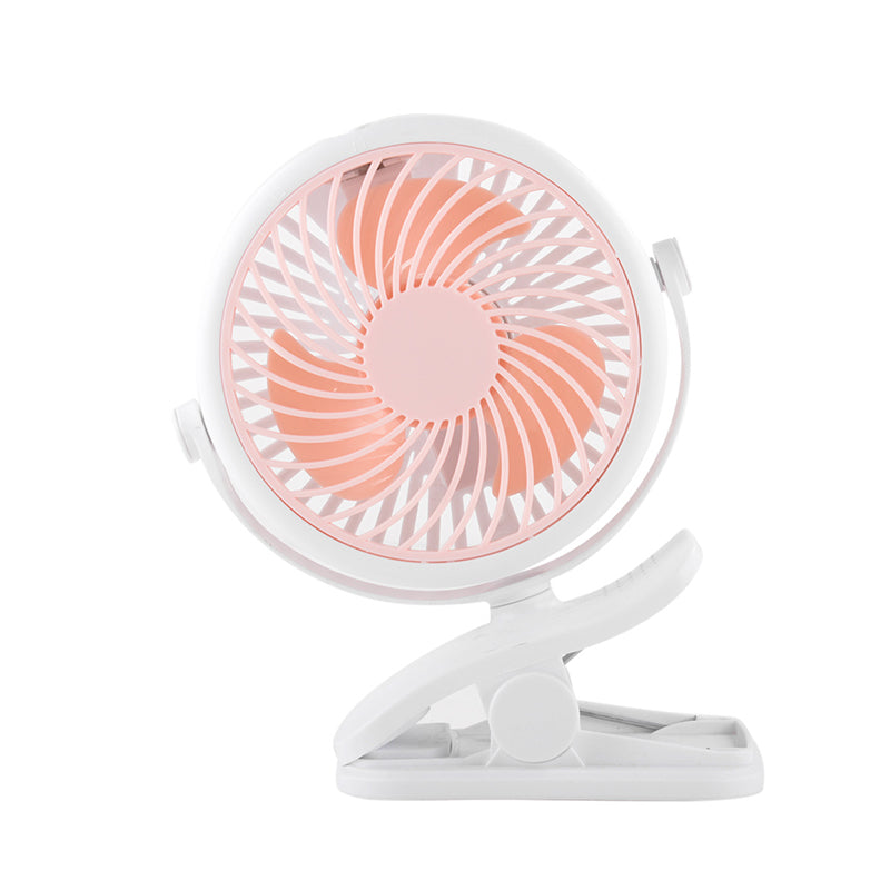 BriesKlem USB Klemventilator Draadloos 360° Oplaadbaar en Draaibaar