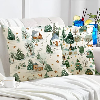 Winter Kerst Kussenhoes