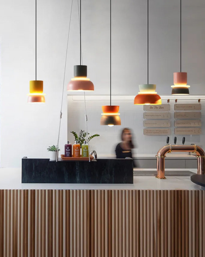 Sculpturale Hanglamp Calyra – Japandi Design in Hout