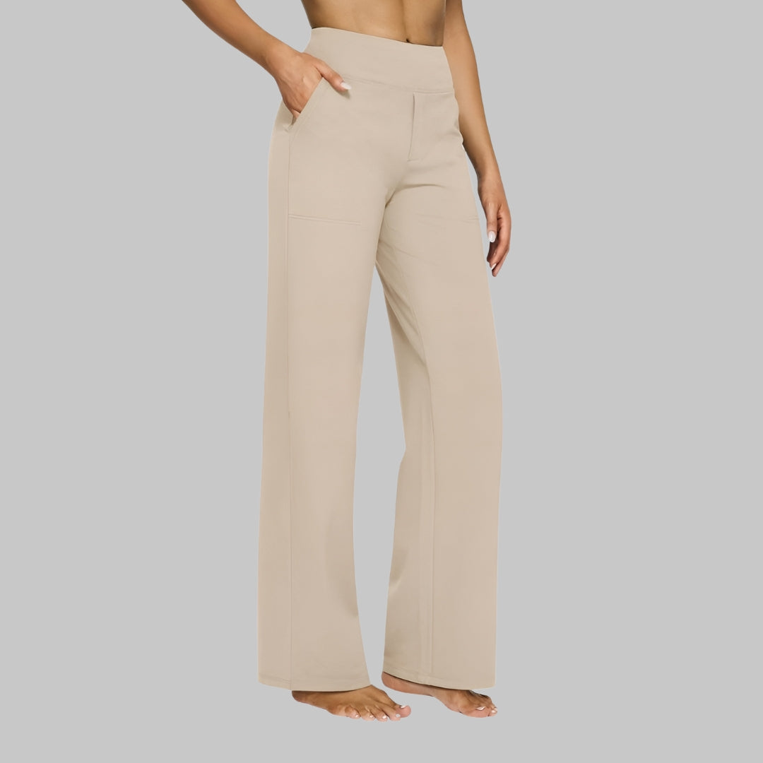 ComfortLijn Stretchbroek Dames met Hoge Taille en Comfort Fit