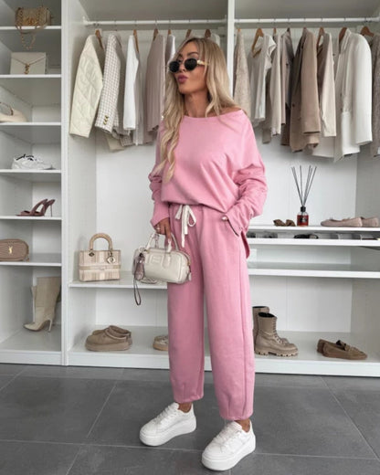 ZachtGemak Dames Tweedelige Casual Set voor Dagelijks Comfort
