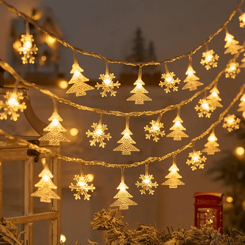Saar Kerstverlichting – LED Strijklicht met Feestelijke Decoratie