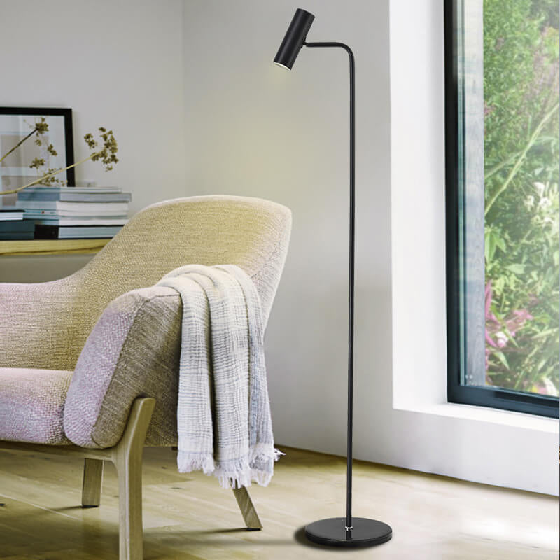Marvello industriële marmeren vloerlamp met geïntegreerde ledverlichting