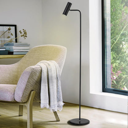 Marvello industriële marmeren vloerlamp met geïntegreerde ledverlichting