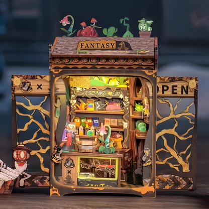 Miniatuur Uilenboekhandel Bouwpakket met Verlichting – 3D Puzzel