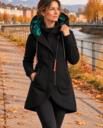 Aurélie Warme Damesjas met Capuchon – Licht en Comfortabel