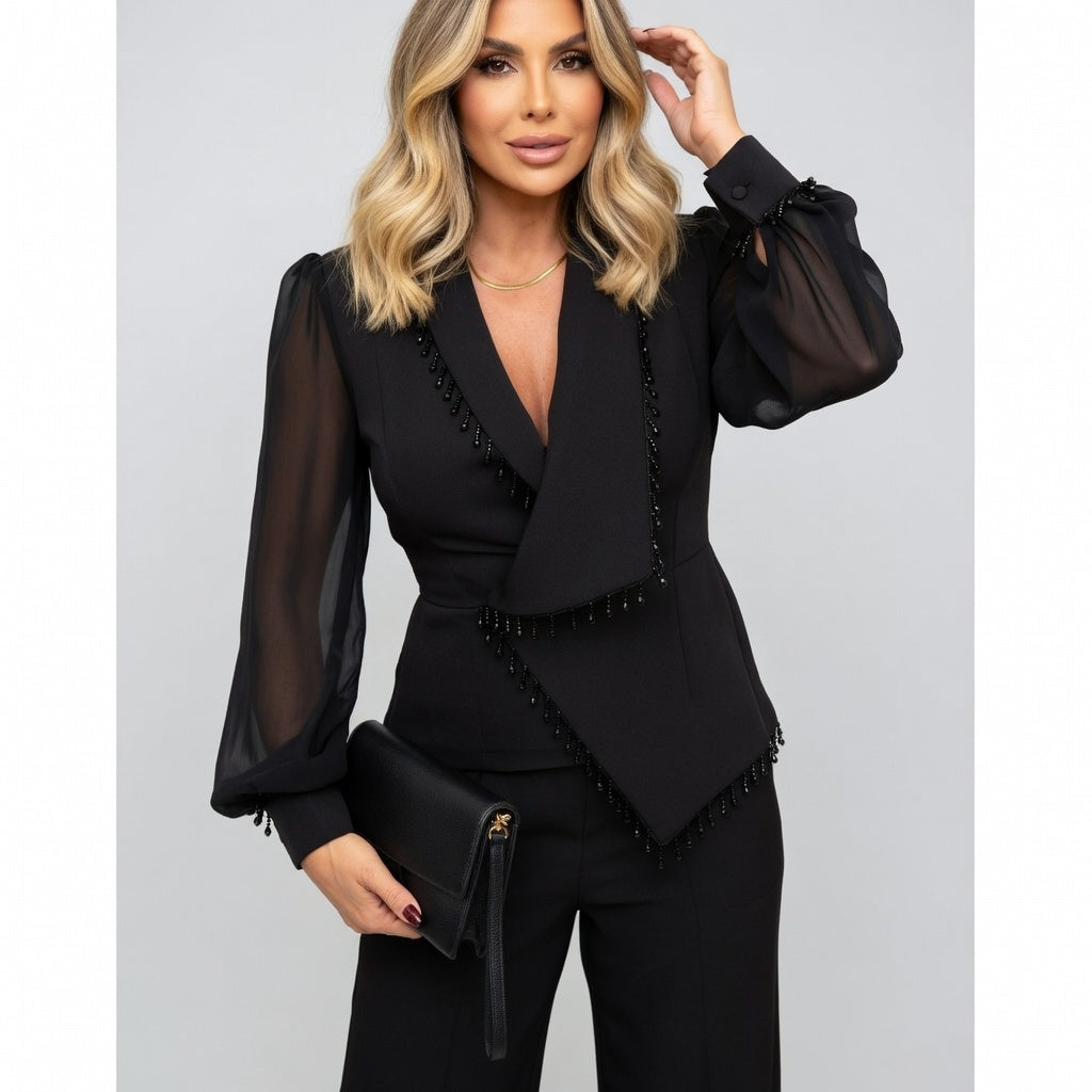 Elegant Dames Blazerpak Marilou – Tweedelige Blazer en Broek Set