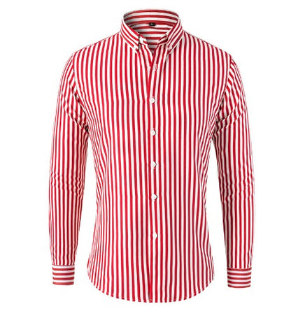 Luca Strepenoverhemd Heren – Klassiek Design en Comfortabele Pasvorm