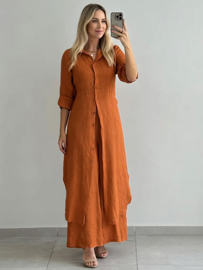 Elvara Luchtige Dames Zomerset met Top en Broek