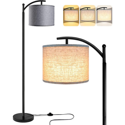 Vloerlicht – Industriële LED-vloerlamp met 3 Lichtkleuren en Voetschakelaar