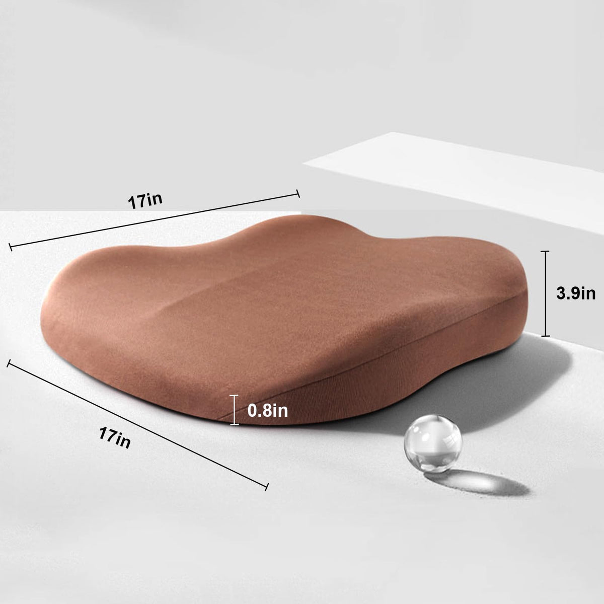 ZitVerhoog Comfort Zitkussen – 7,6 cm Verhoging voor Auto en Kantoor