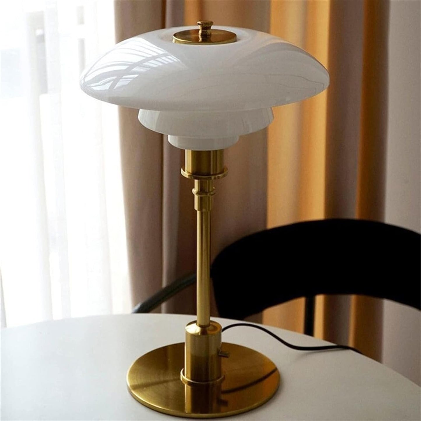 Mila Scandinavische LED Tafellamp – Moderne Glazen Tafellamp