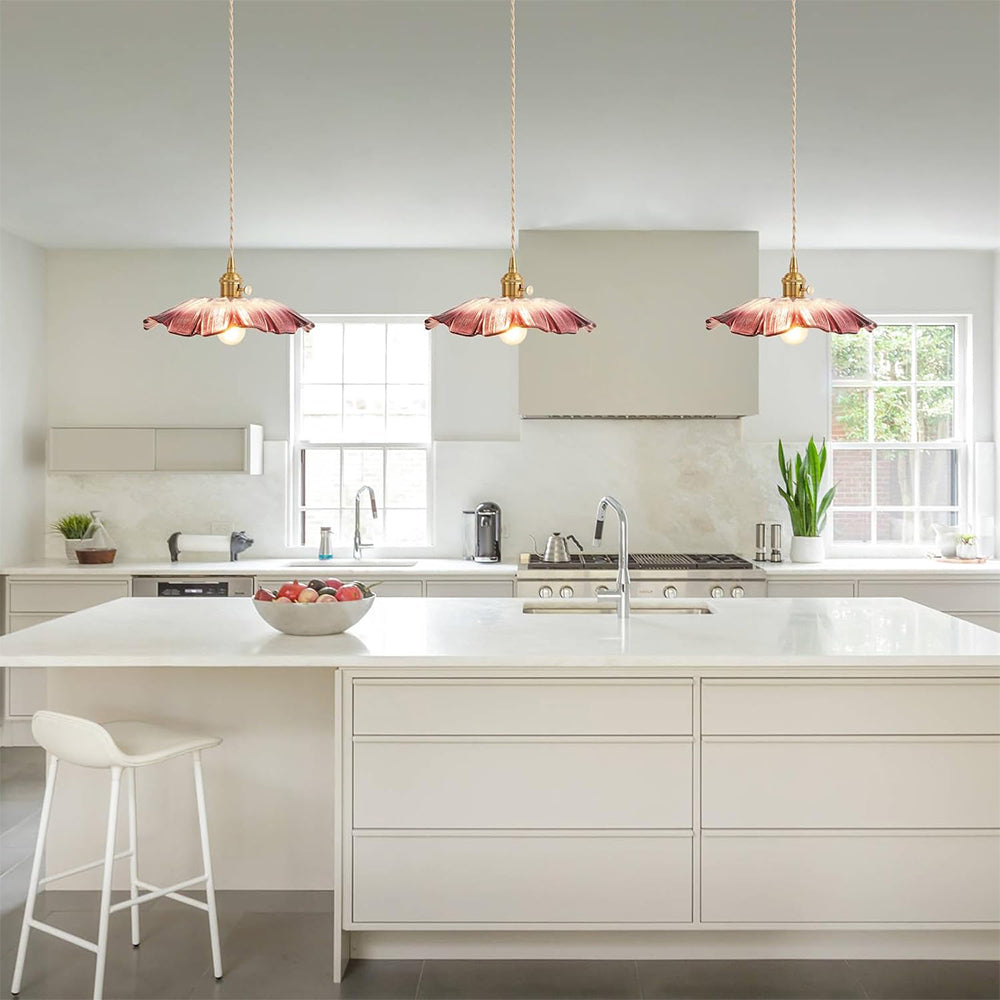 Bloesem Retro Hanglamp met Bloemendesign voor Eetkamer