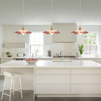 Bloesem Retro Hanglamp met Bloemendesign voor Eetkamer
